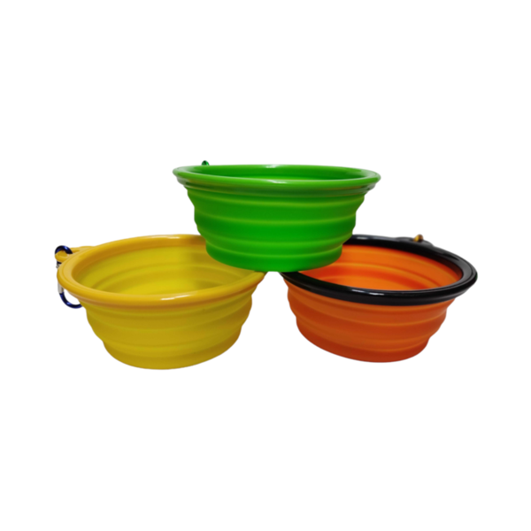 Small Pop Up Travel Bowl With Clip