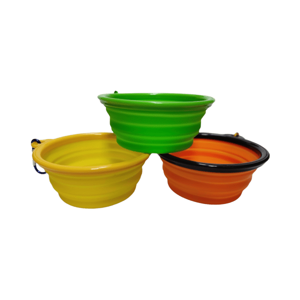 Small Pop Up Travel Bowl With Clip