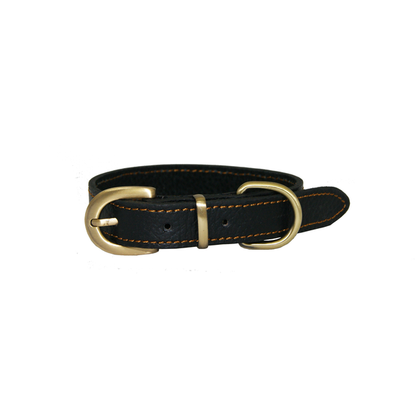 Fenesco Leather Dog Collar - Xsmall