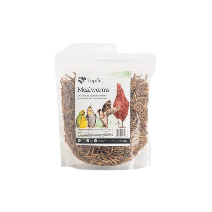 Topflite Dried Mealworms 125g