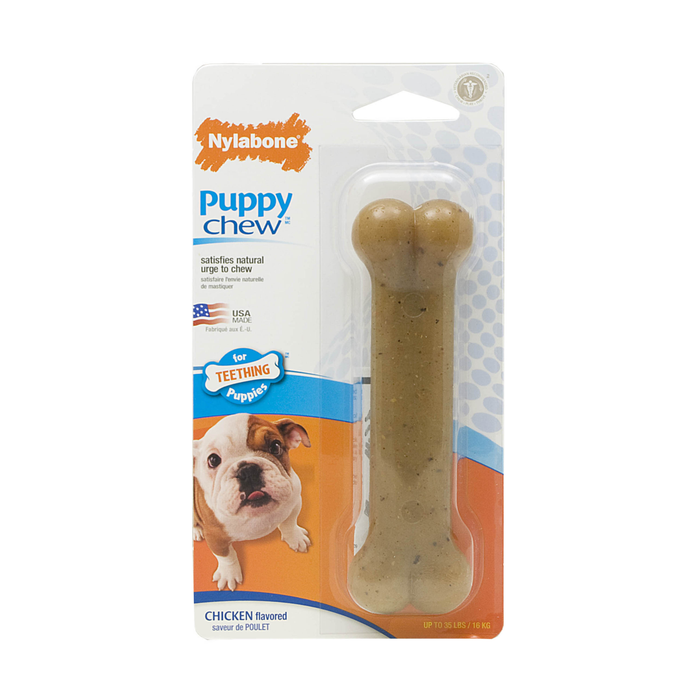 Nylabone Puppy Chew Bone Chicken Up To 16kg