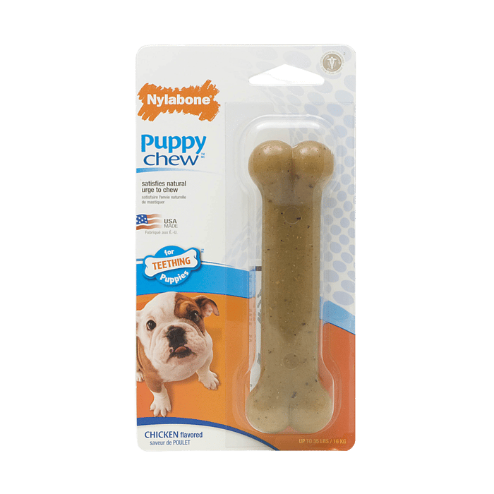 Nylabone Puppy Chew Bone Chicken Up To 16kg
