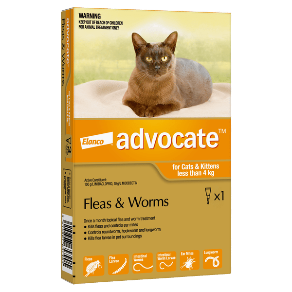 Advocate Cat Under 4kg - Single