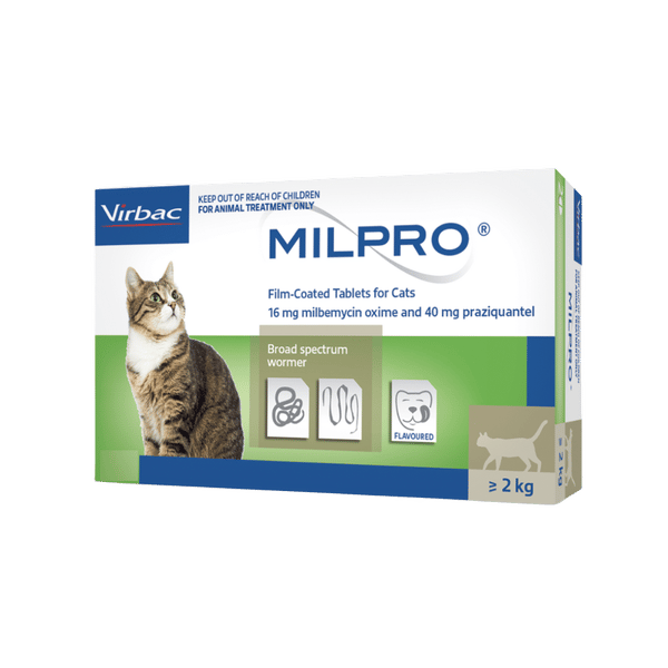 Milpro Worming Tablet For Cats 2-8kg- Single Tablet
