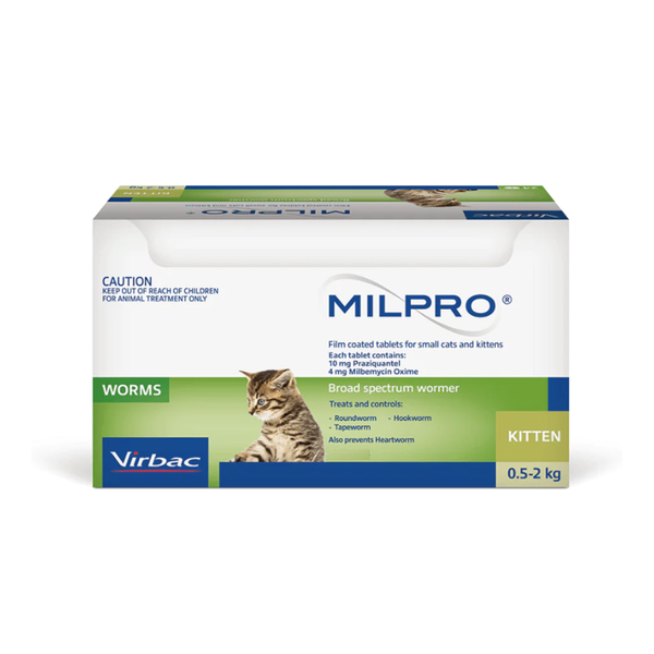 Milpro Worming Tablet For Small Cats & Kittens - Single Tablet