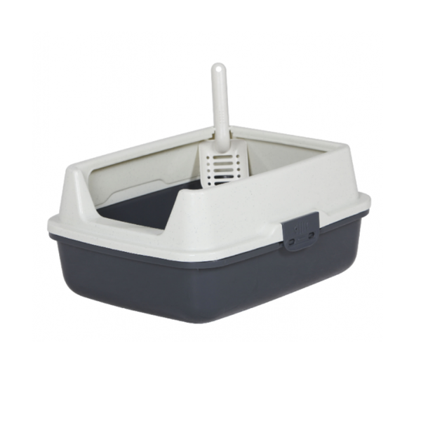 High Rim Litter Tray With Grate