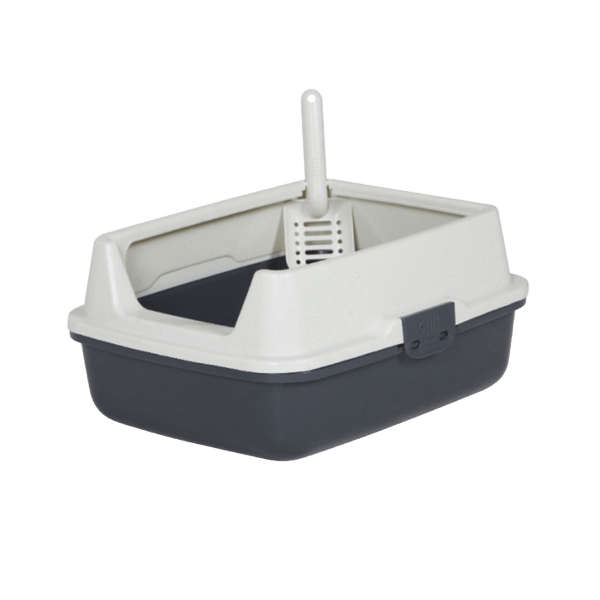 High Rim Litter Tray With Grate