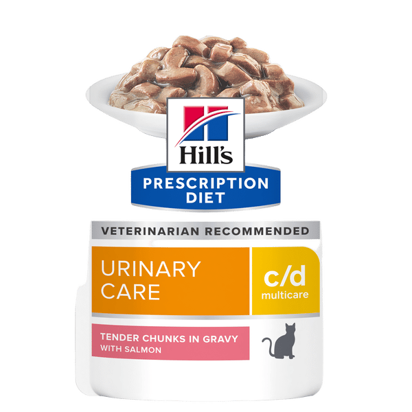 Prescription Diet Feline C/D Multicare Salmon Pouches