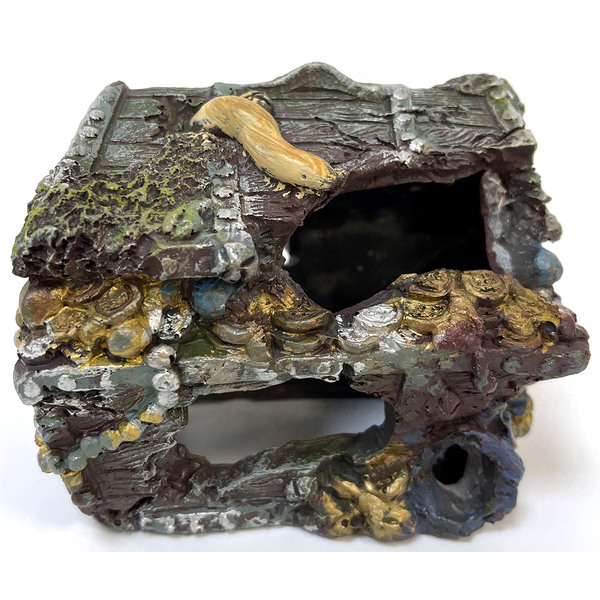 Small Treasure Chest With Holes Ornament