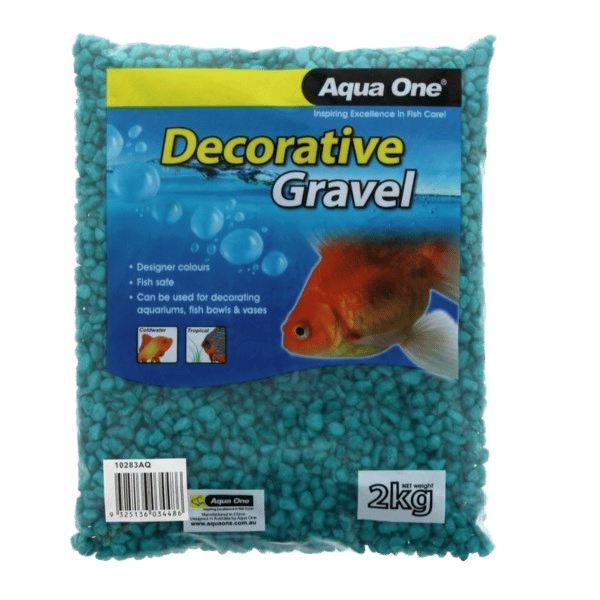 Aqua One Gravel - Aqua 2kg (7mm)