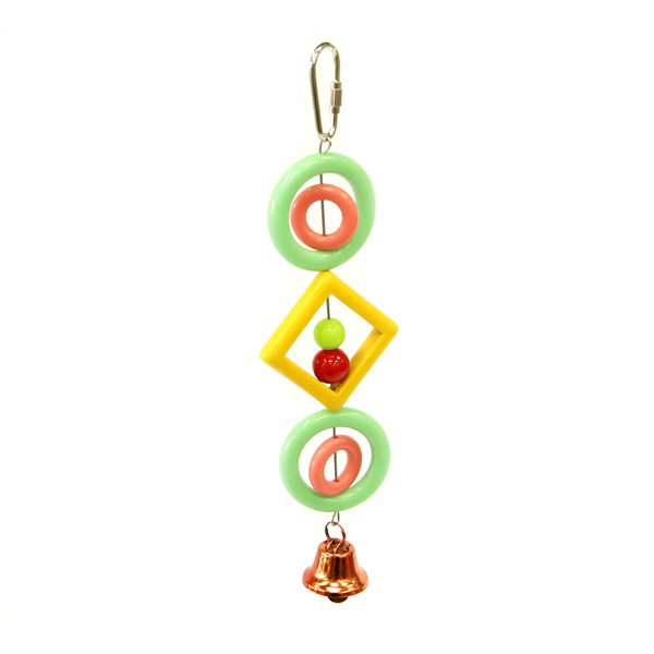 Shapes And Beads Bird Toy