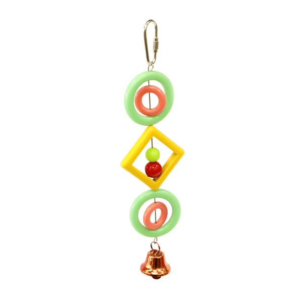 Shapes And Beads Bird Toy