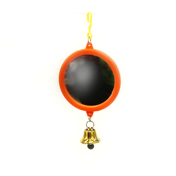 Mirror And Bell Bird Toy
