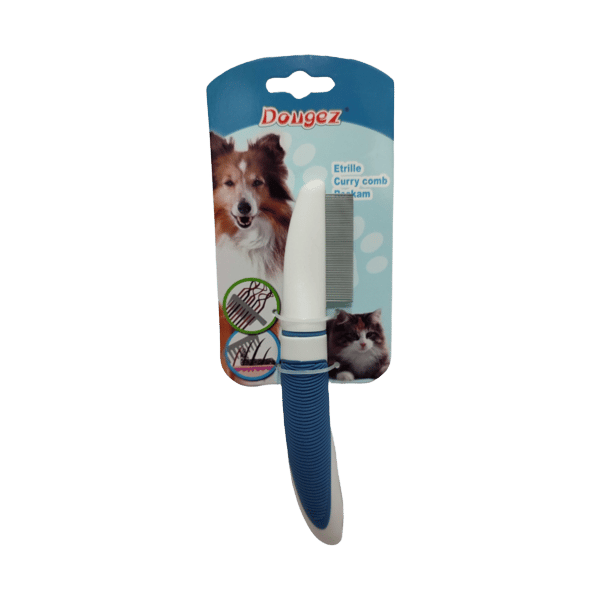Flea Comb With Rubber Grip Handle