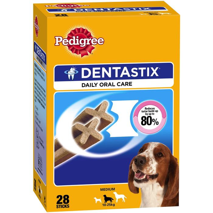 Pedigree Dentastix Dog Treats Medium 28 Pack