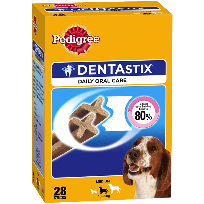Pedigree Dentastix Dog Treats Medium 28 Pack