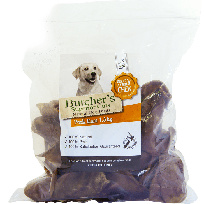 Butcher's Superior Cuts Pork Ears Dog Treats 1.5kg