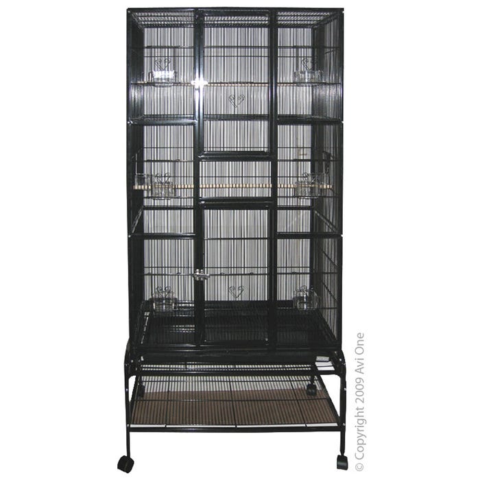 Avi One 604t Tall Square Bird Cage With Stand