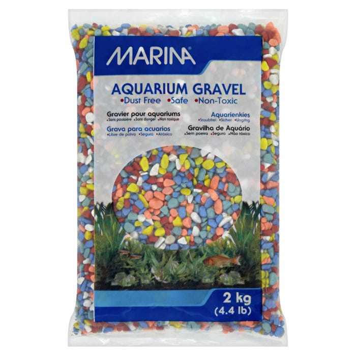 Marina Rainbow Coloured Aquarium Gravel 2kg