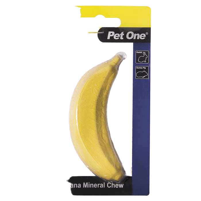 PET One Banana Mineral Chew For Small Animals 35g
