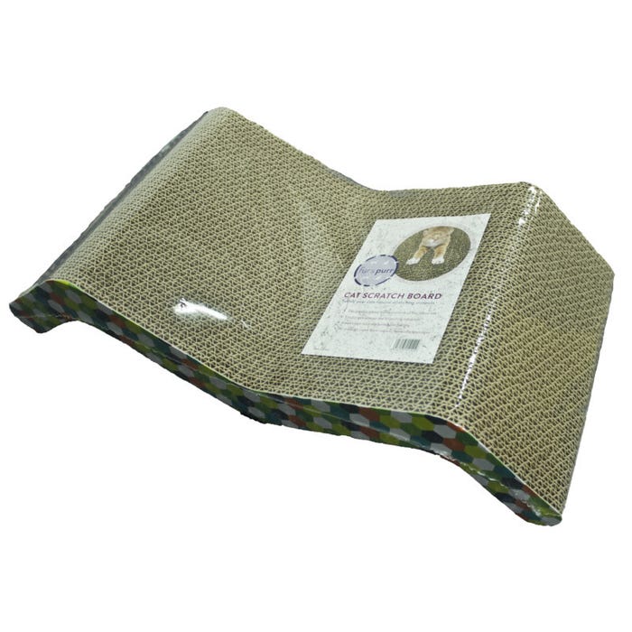 Fur & Purr Cardboard Scratcher Double Wave