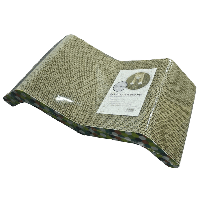 Fur & Purr Cardboard Scratcher Double Wave