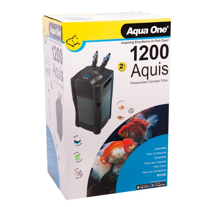Aqua One Aquis Cf1200 Canister Filter 1100l/Hr