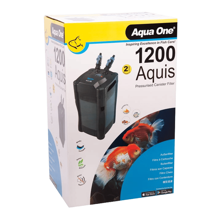 Aqua One Aquis Cf1200 Canister Filter 1100l/Hr
