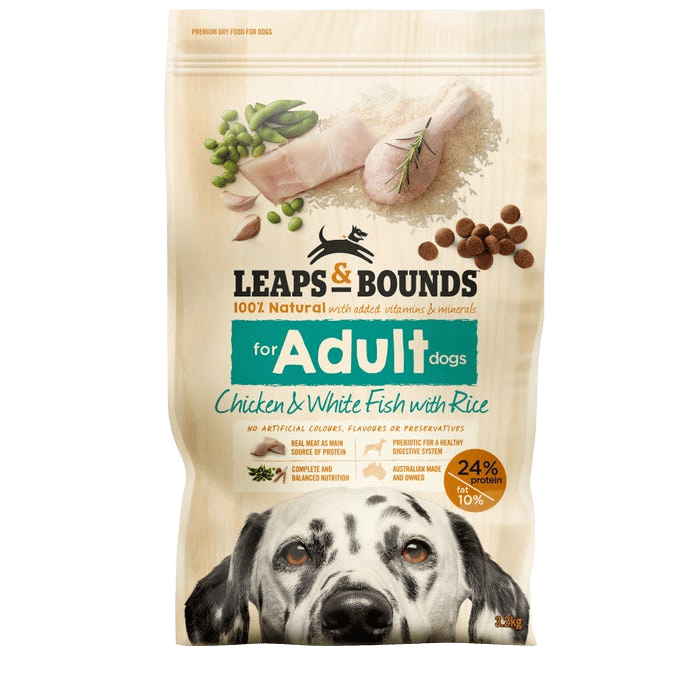 Leaps & Bounds Chicken And Fish Adult Dog Food 3.2kg