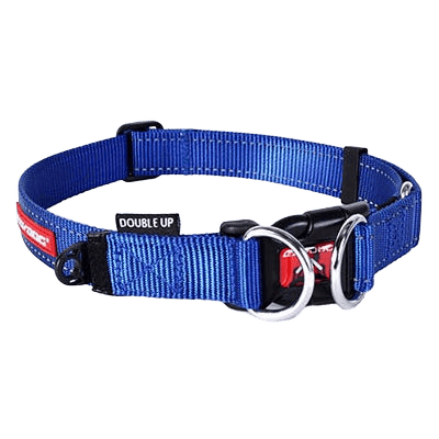 Ezydog Collar Double Up Blue Medium