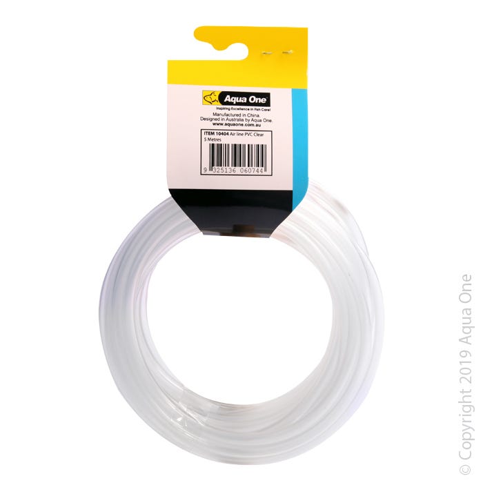 Aqua One Air Line Pvc Clear Tubing 5m