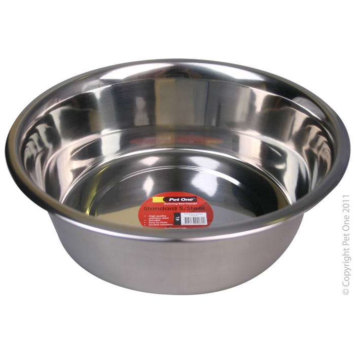 PET One Stainless Steel Dog Bowl 4.0l