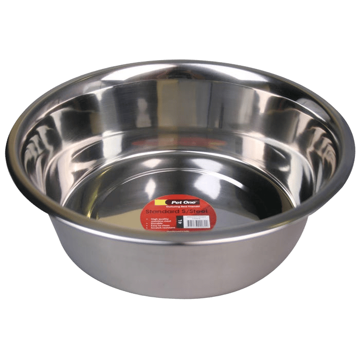 PET One Stainless Steel Dog Bowl 4.0l