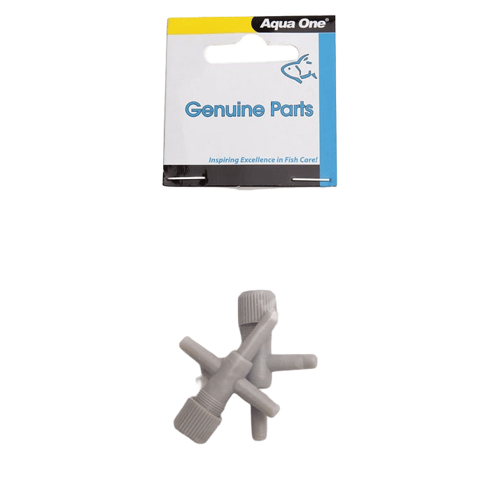 Aqua One Air Line T Control Valve 2 Pack