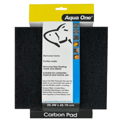Aqua One Self Cut Carbon Filter Pad