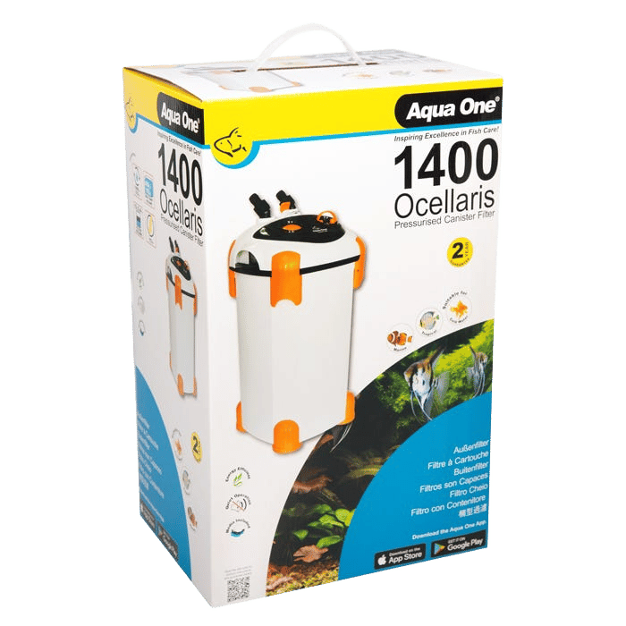 Aqua One Ocellaris 1400 Canister Filter 1400l/Hr