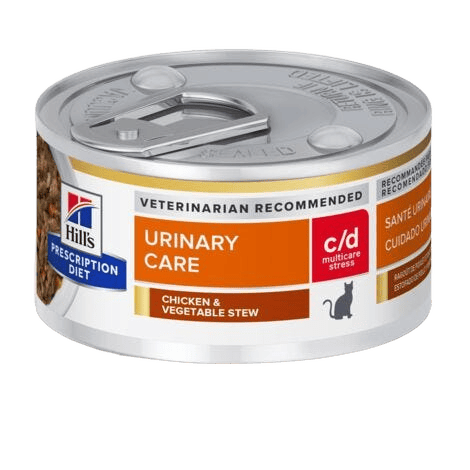 Hill's Prescription Diet Cat C/D Multicare Stress Chicken & Vege Stew 82g