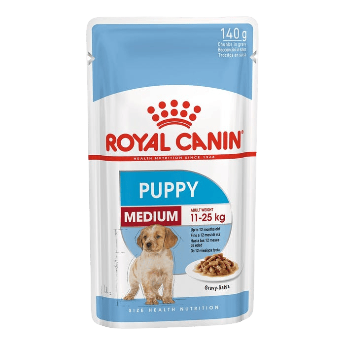 Royal Canin Medium Gravy Wet Puppy Food 140g