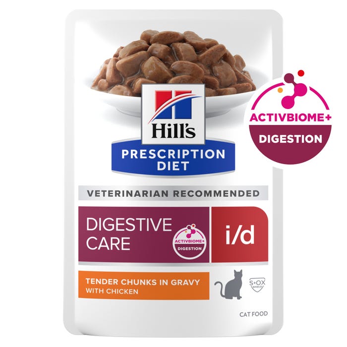 Hill's Prescription Diet I/D Digestive Cat Food Pouch 85g