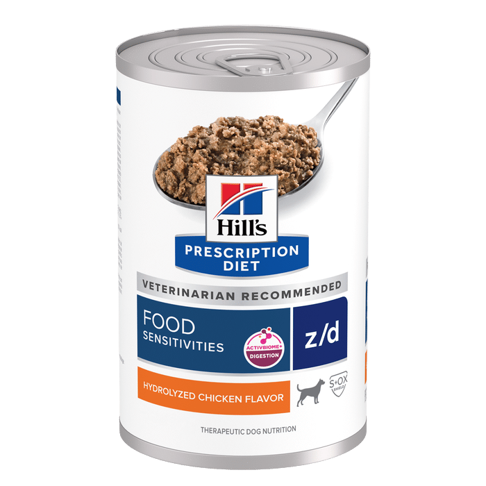 Hill's Prescription Diet Dog Z/D Skin Food Sensitivities Can 370g