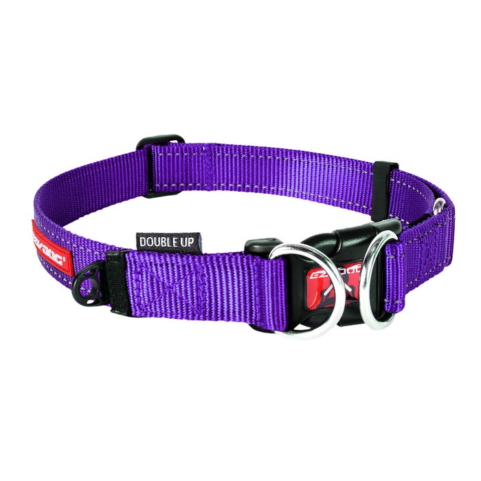 Ezydog Collar Double Up Purple Small