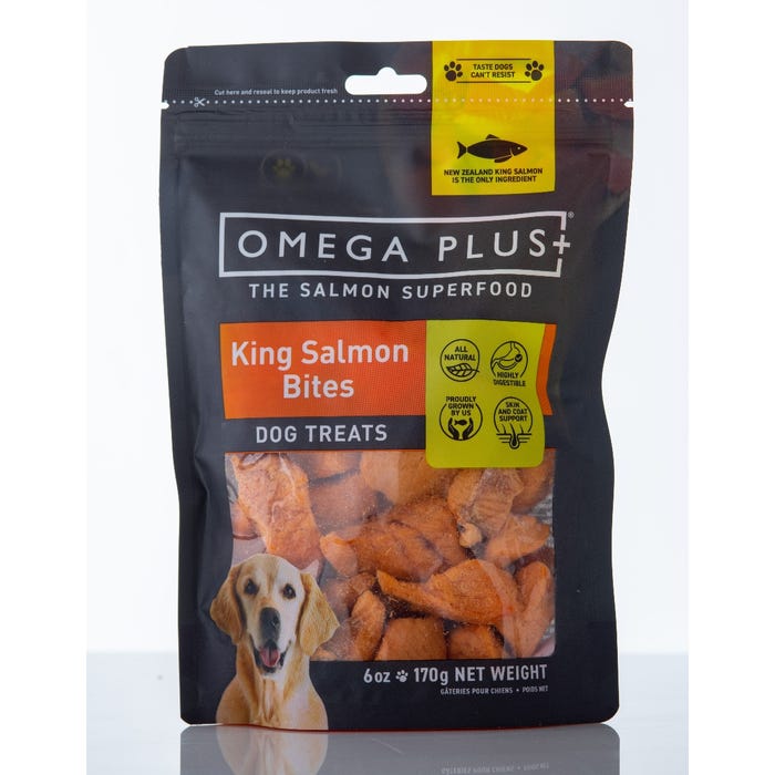 Omegaplus King Salmon Bites Dog Treat 170g