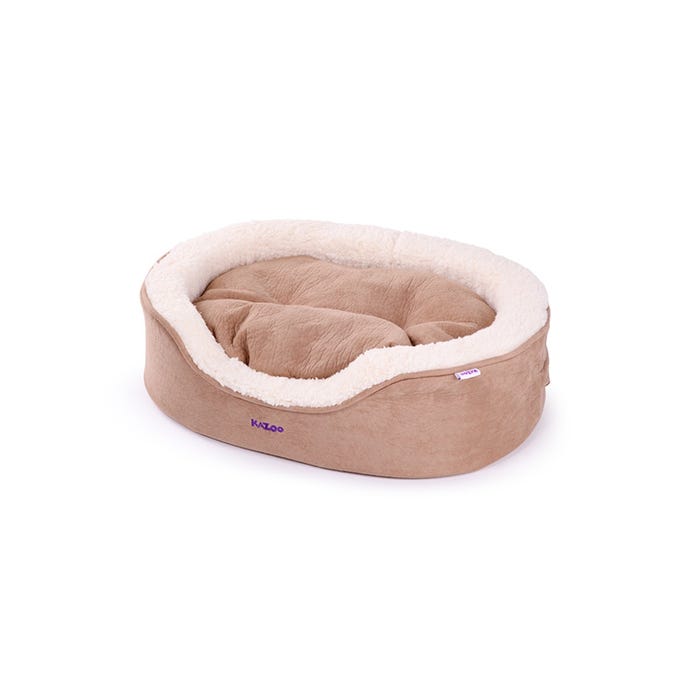 Kazoo Manhattan Dog Bed Coffee / White Large
