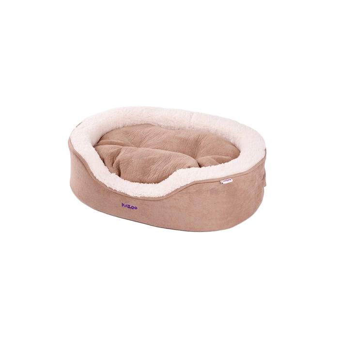 Kazoo Manhattan Dog Bed Coffee / White Large