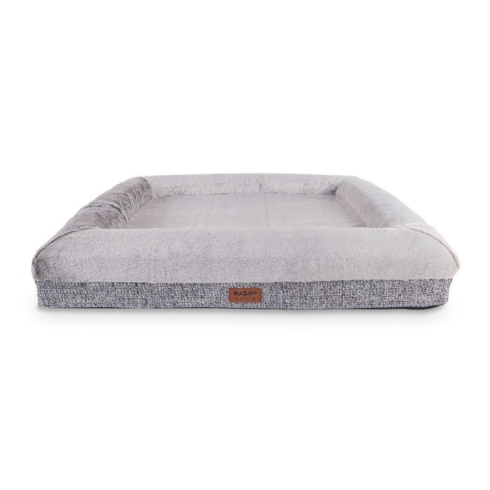 Kazoo Wombat Dog Plush Bed Grey Xlarge