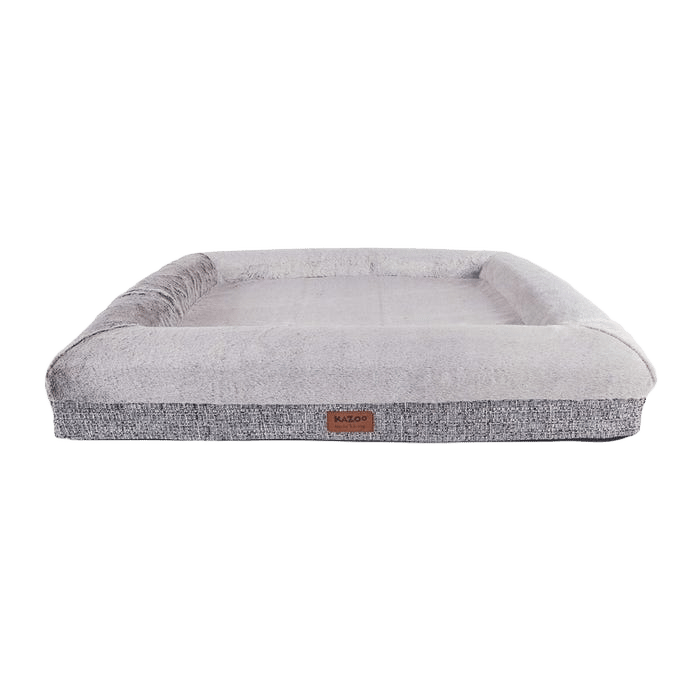 Kazoo Wombat Dog Plush Bed Grey Xlarge