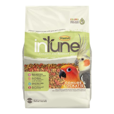 In-Tune Conure And Cockatiel Pallets 908g