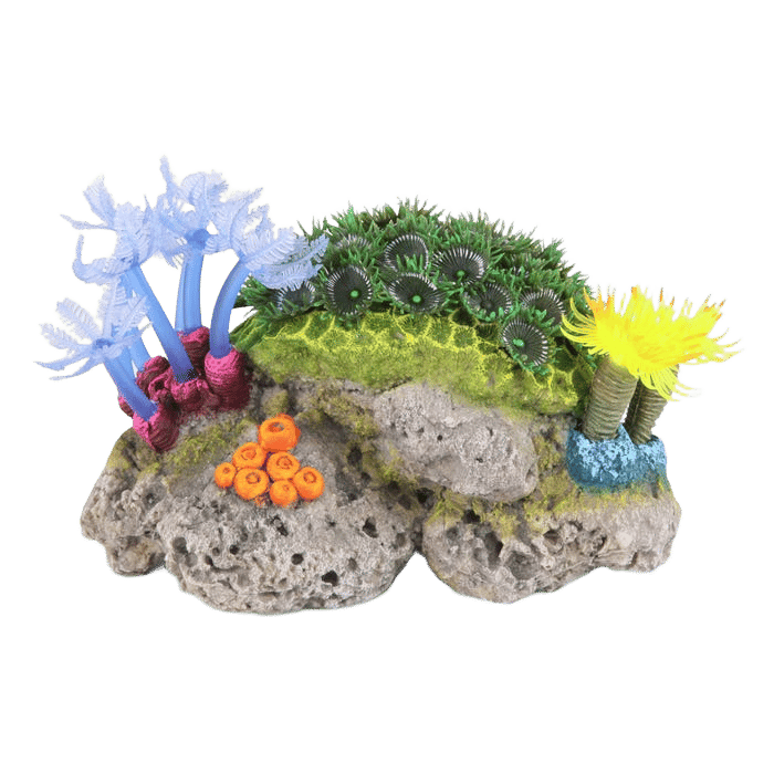 Kazoo Soft Coral Stone With Plants Medium