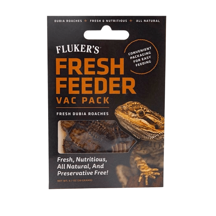 Fluker's Fresh Feeder Vac Pack Dubia Roaches. 20gm