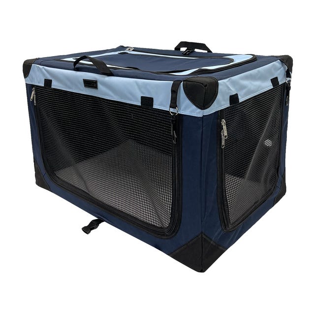 Animates Soft Crate For Large Dogs - Blue